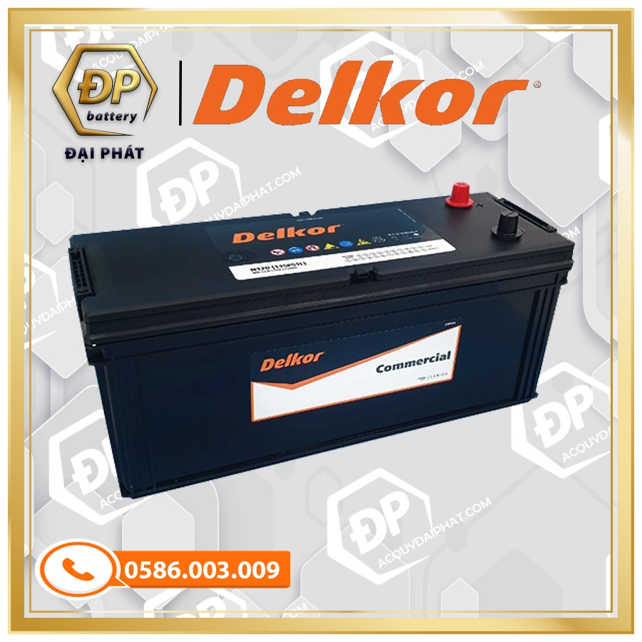 Ắc Quy Delkor N120 (12V-120Ah)