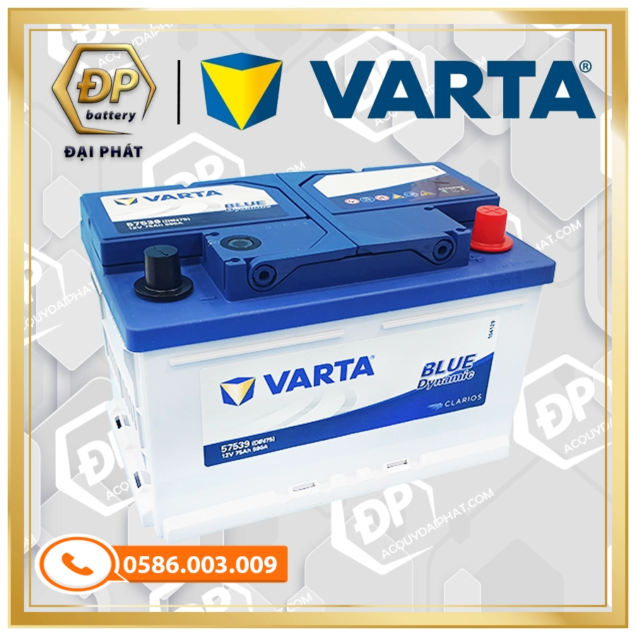 Ắc Quy VARTA DIN 57539 (12V-75Ah)