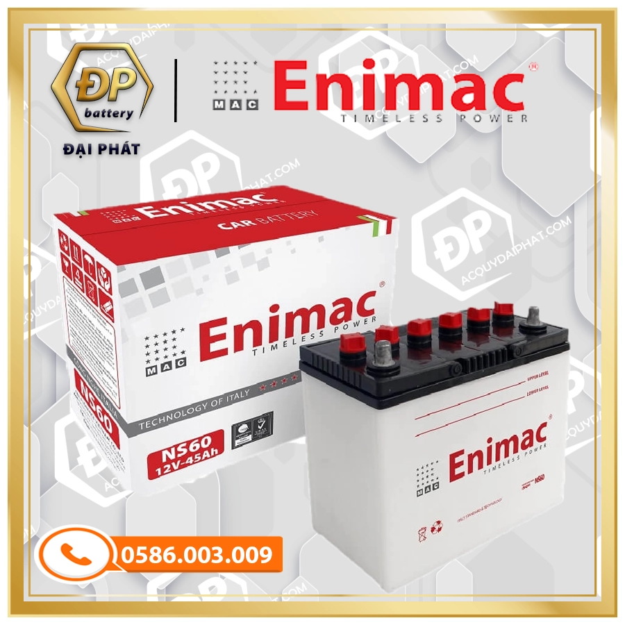 ẮC QUY ENIMAC NS60 (12V-45Ah)