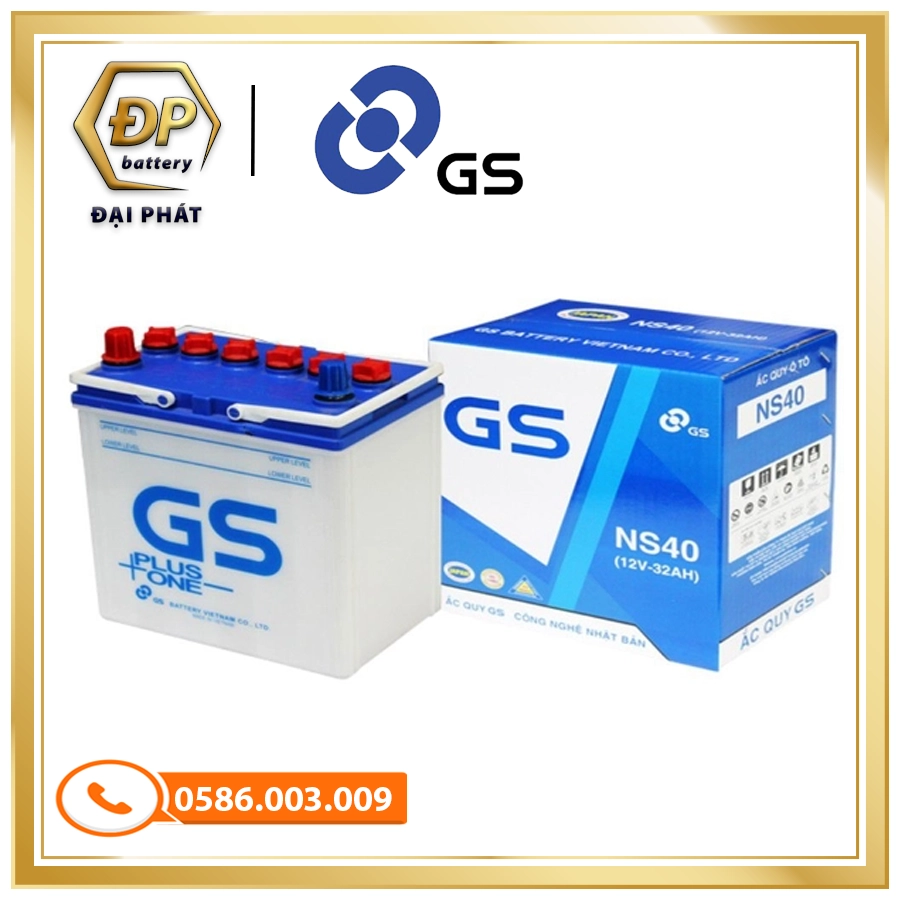 Ắc Quy GS NS40 (12V-32Ah)