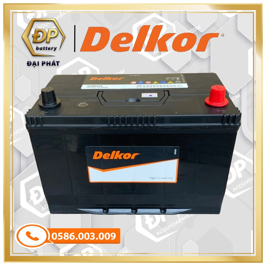 Ắc Quy DELKOR 120D31L (12V-90AH)