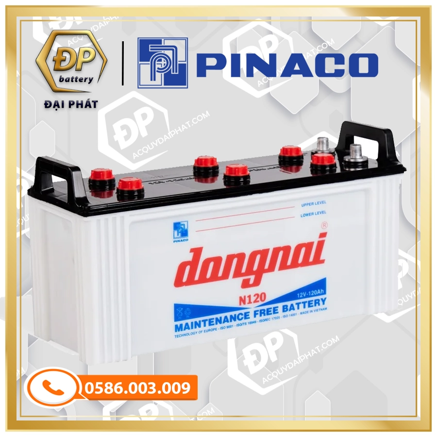 Ắc Quy Đồng Nai N120 (12V-120Ah)