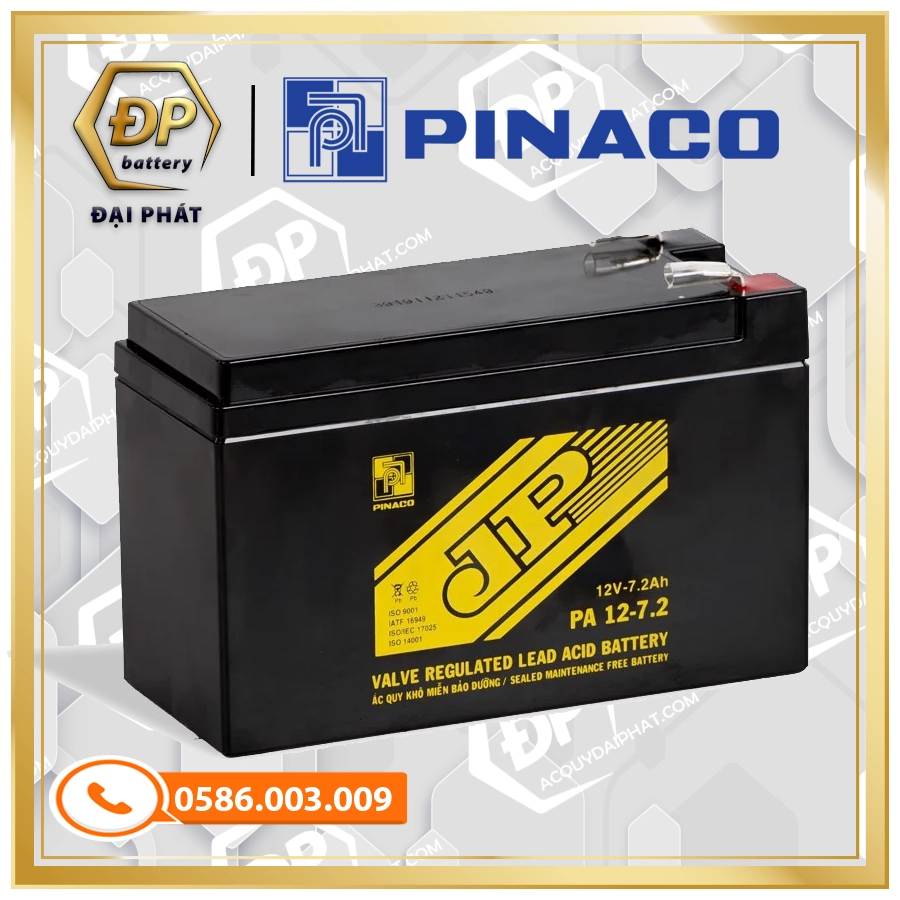 ẮC QUY ĐỒNG NAI PA 12-7,2 12V - 7,2AH