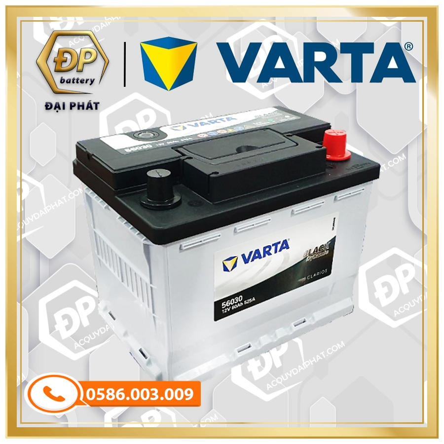 Ắc Quy VARTA DIN60 56030 (12V-60Ah)