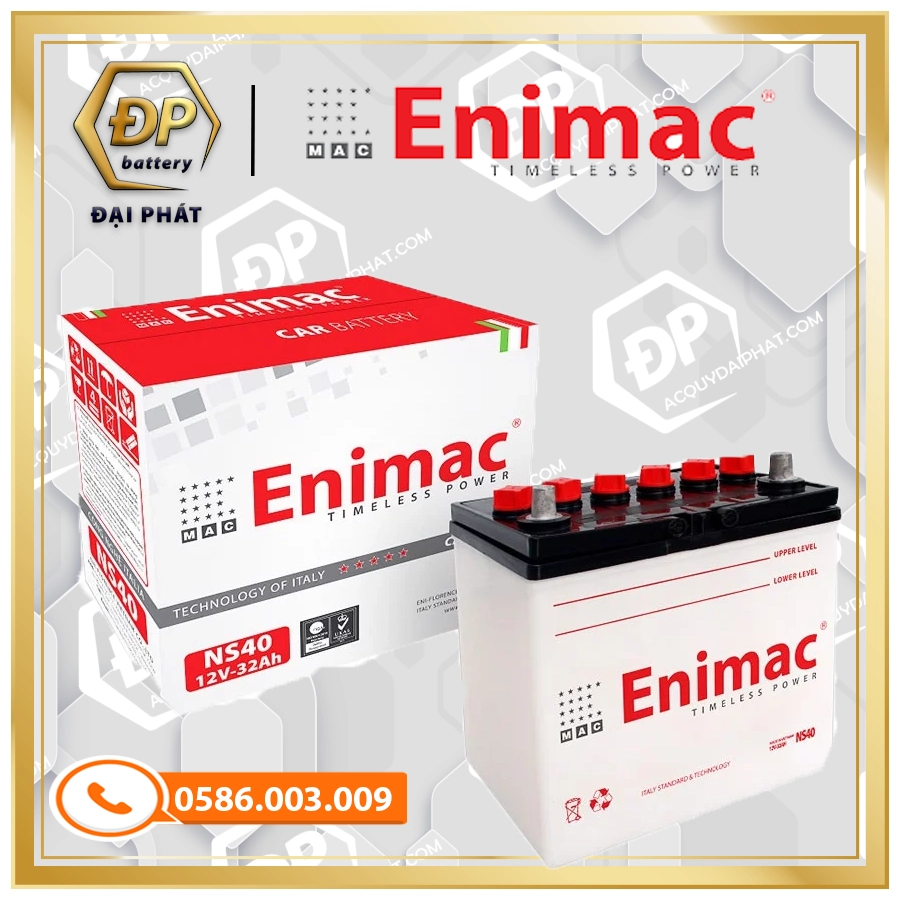 ẮC QUY ENIMAC NS40 (12V-35Ah)