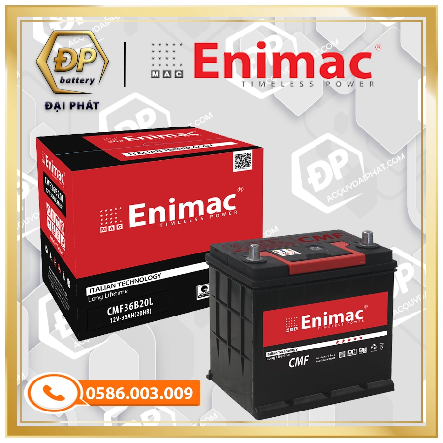 ẮC QUY ENIMAC CMF 36B20L (12V-35Ah)