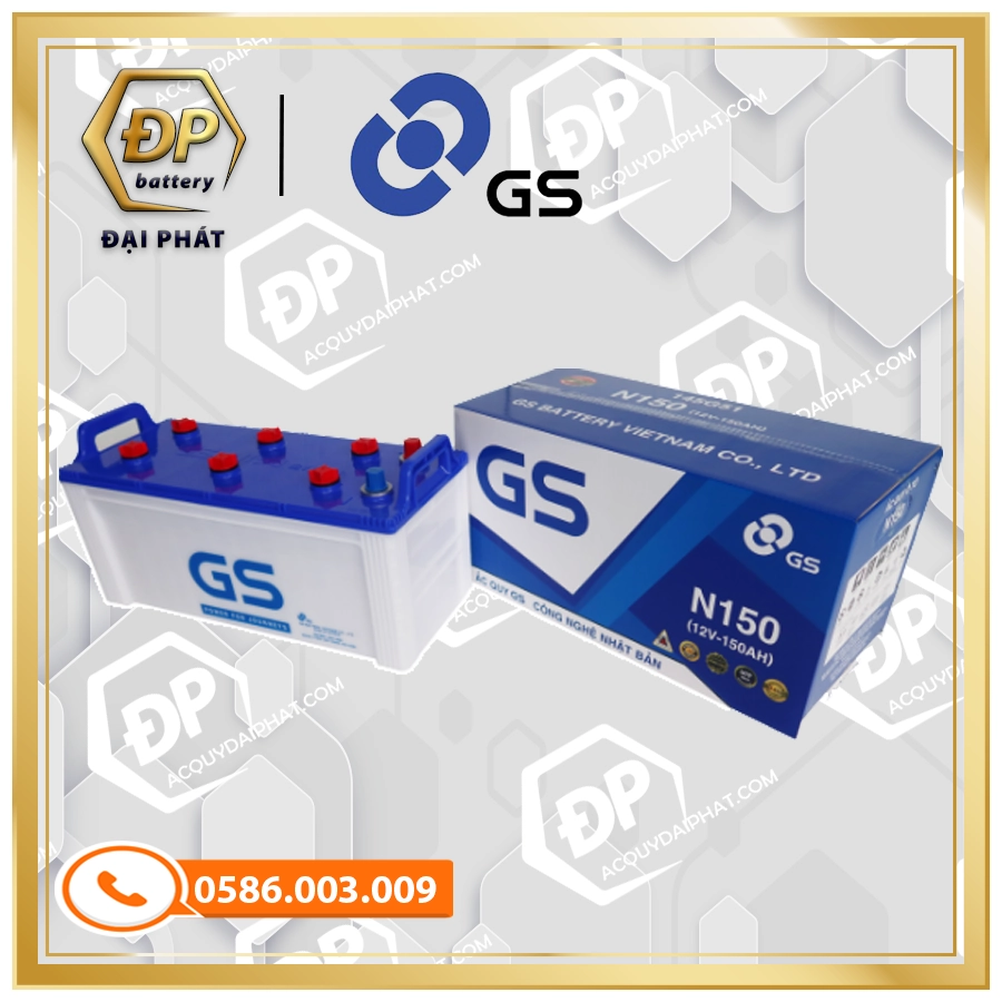 Ắc Quy GS N150 (12V-150Ah)