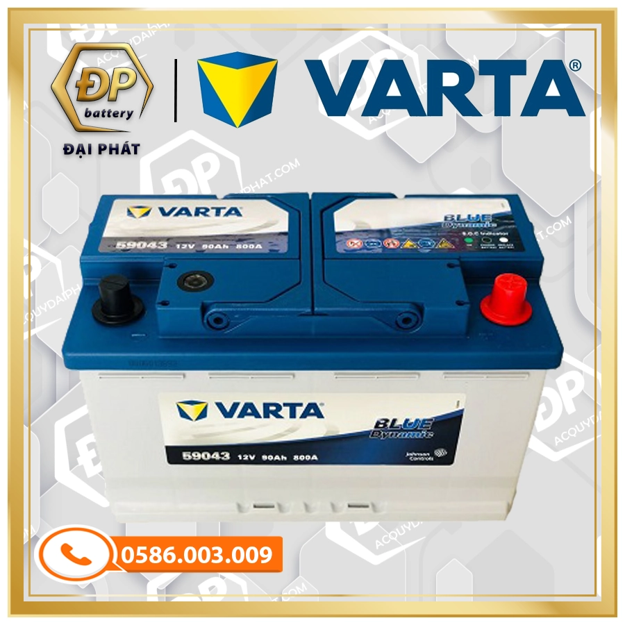 Ắc Quy VARTA DIN 59043 (12V-90Ah)
