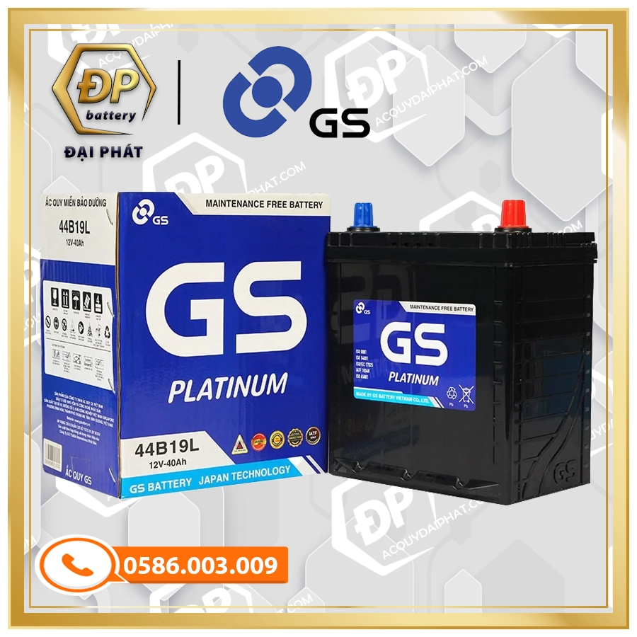 Ắc Quy GS MF 44B19L (12V-40Ah)