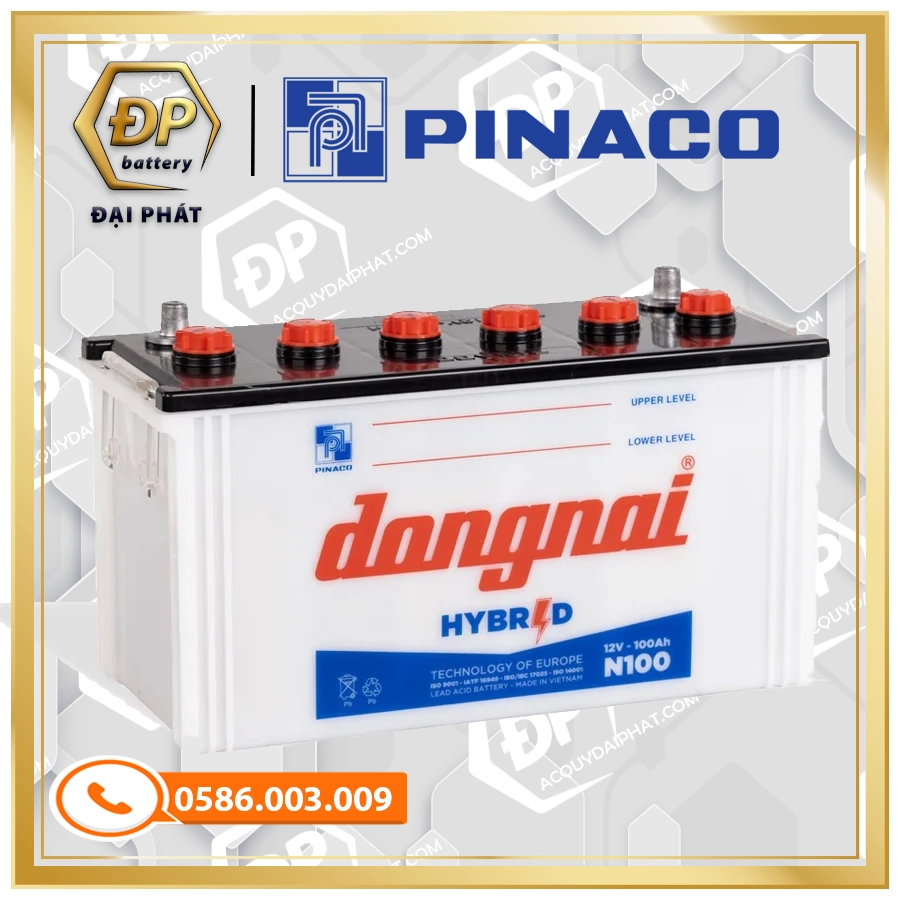 Ắc Quy Đồng Nai N100 (12V-100Ah)