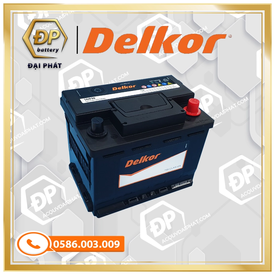 Ắc Quy Delkor 56530 (12V-65Ah)