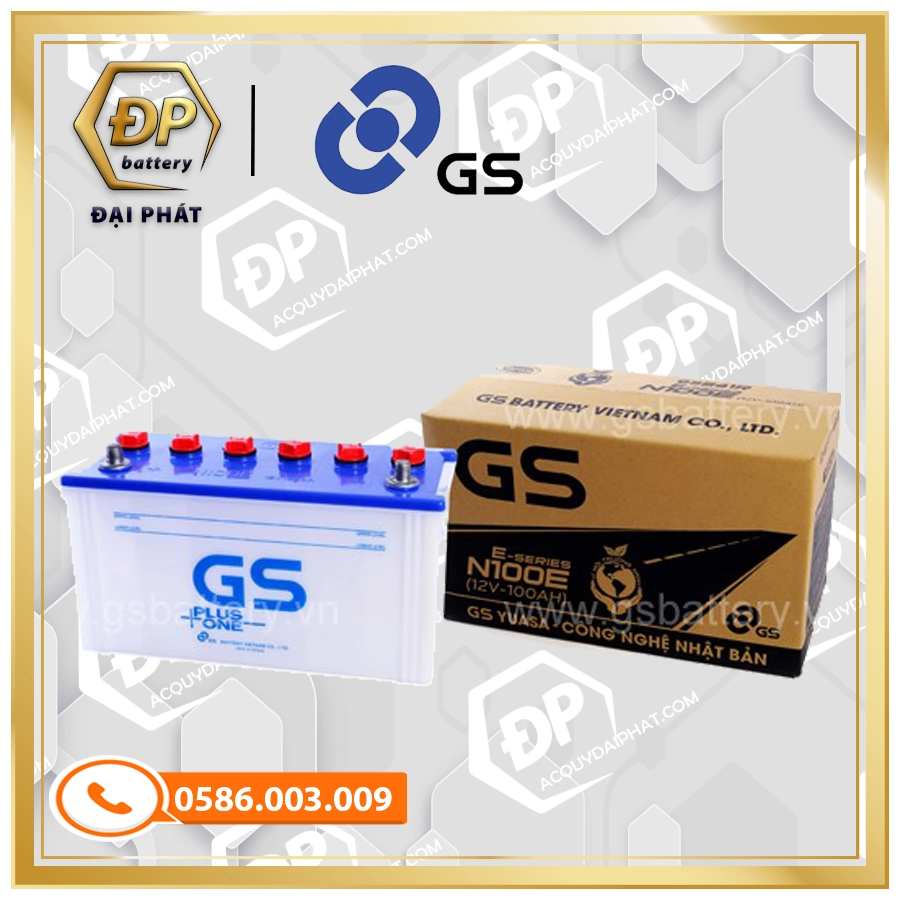 Ắc Quy GS N100E (12V-100Ah)