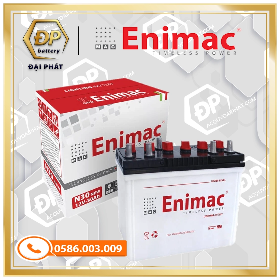 ẮC QUY ENIMAC N30 (12V-30Ah)