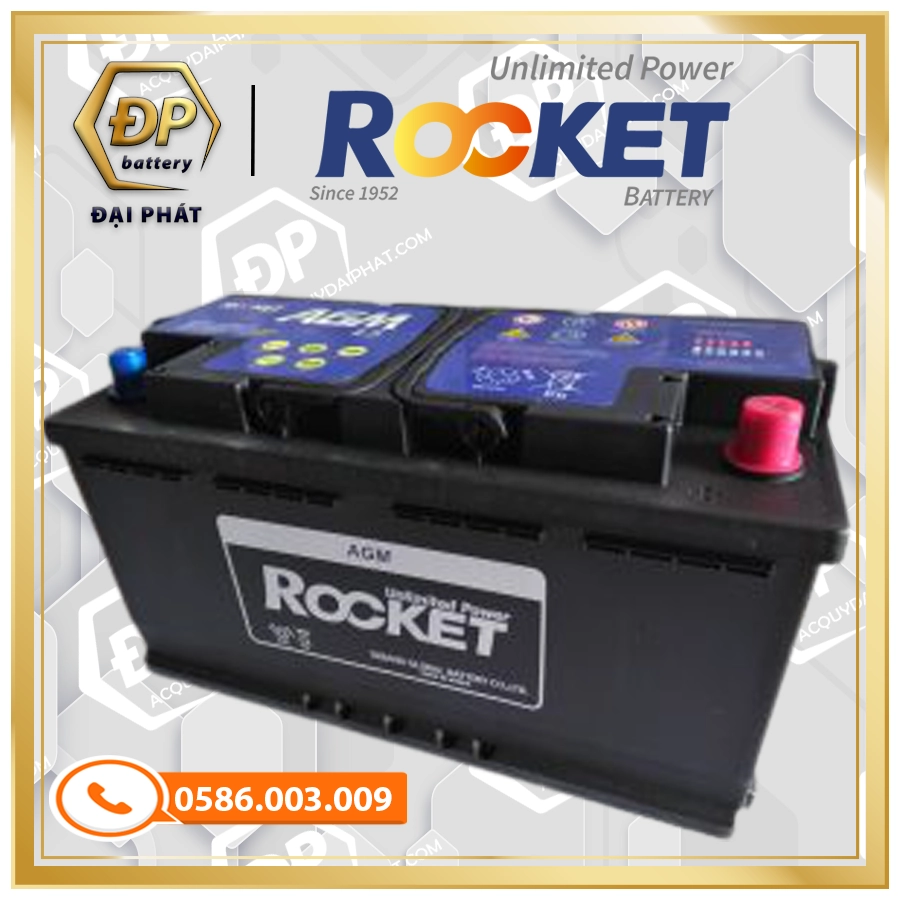 Ắc Quy Rocket AGM L5 (12V-95Ah)