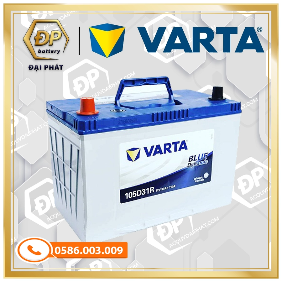 Ắc Quy VARTA 105D31R (12V-90Ah)