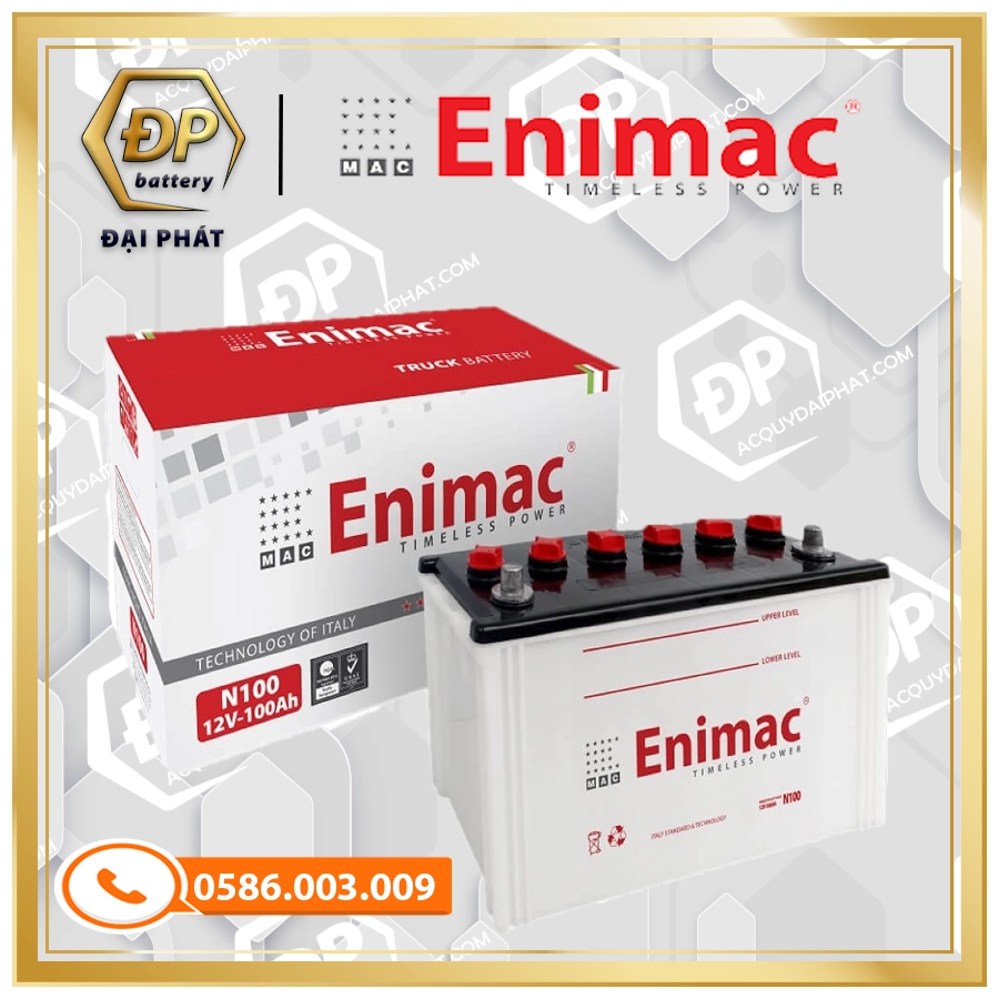 ẮC QUY ENIMAC N100 (12V-100Ah)