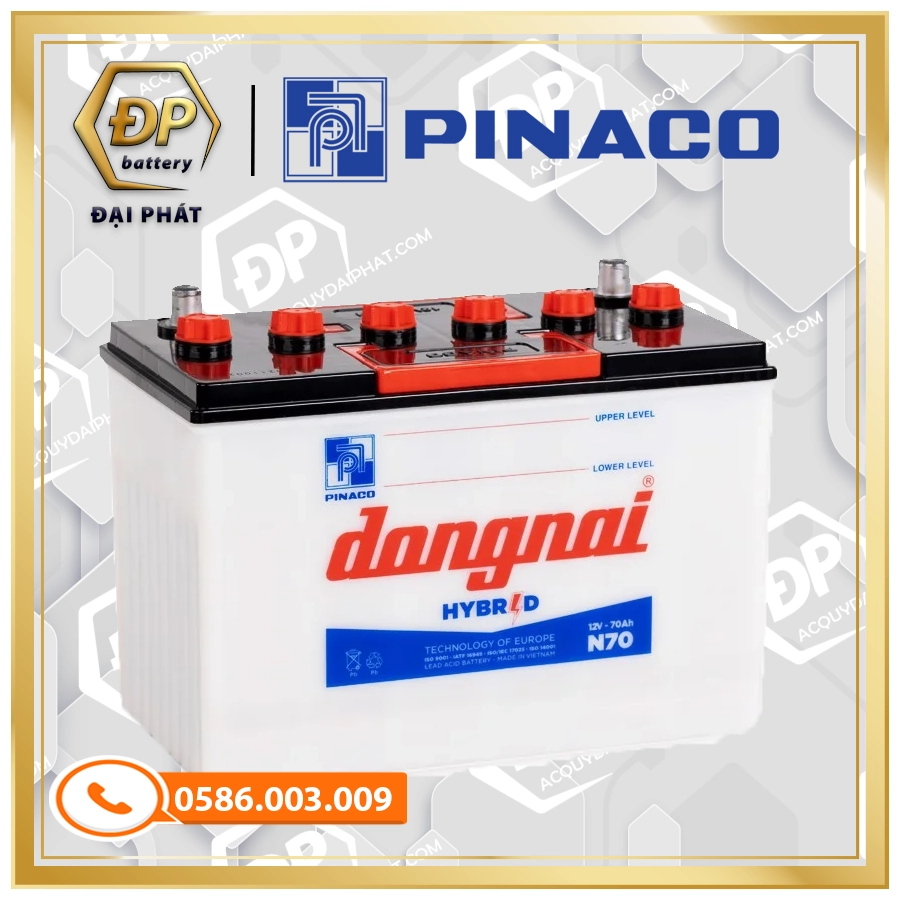 Ắc Quy Đồng Nai N70 (12V-70Ah)