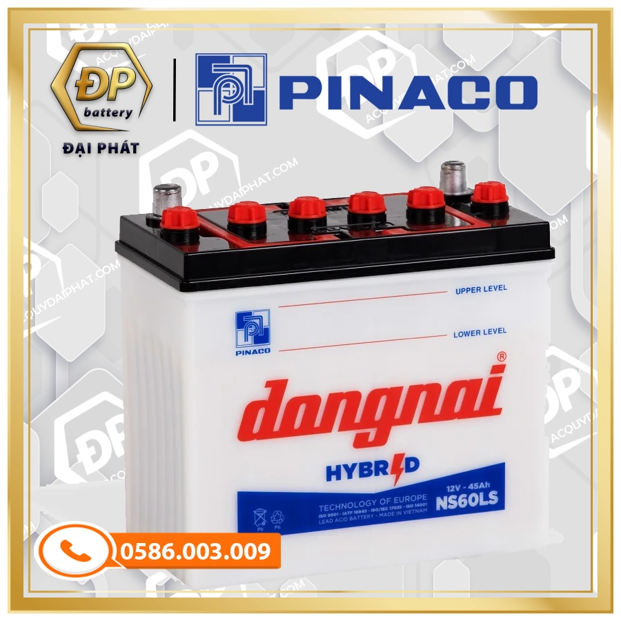 Ắc Quy Đồng Nai NS60LS (12V-45Ah)