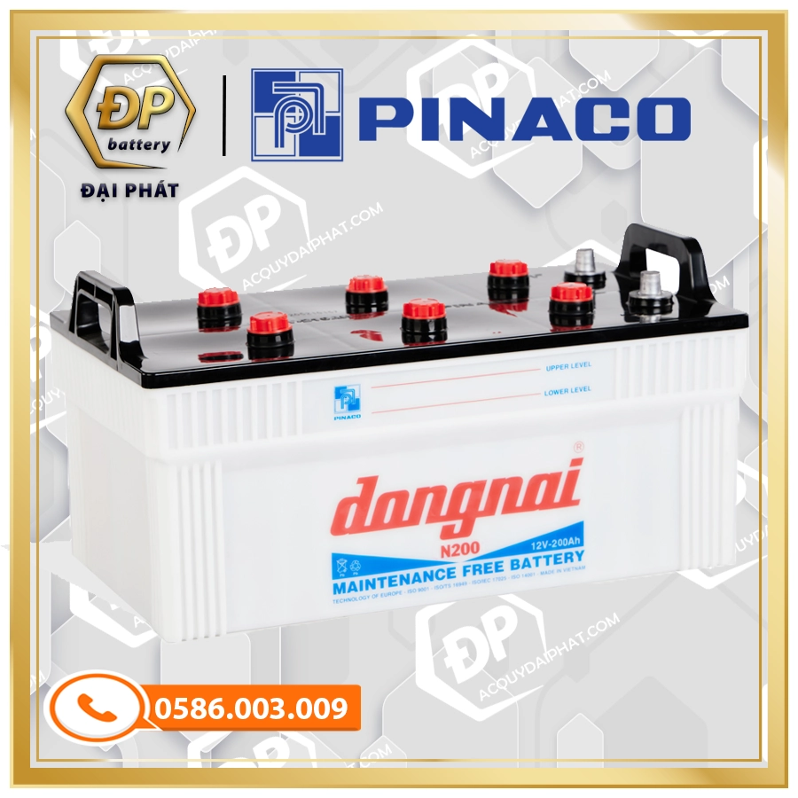 ẮC QUY ĐỒNG NAI N200 (12V-200Ah)