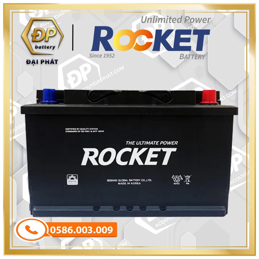 Ắc Quy Rocket SMF 59042 (12V-90Ah)