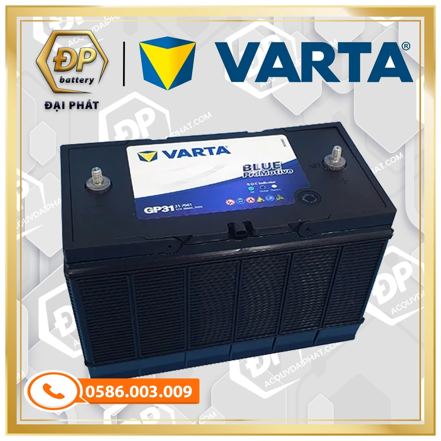 Ắc Quy VARTA 31-750T (12V-100Ah) Cọc Vít