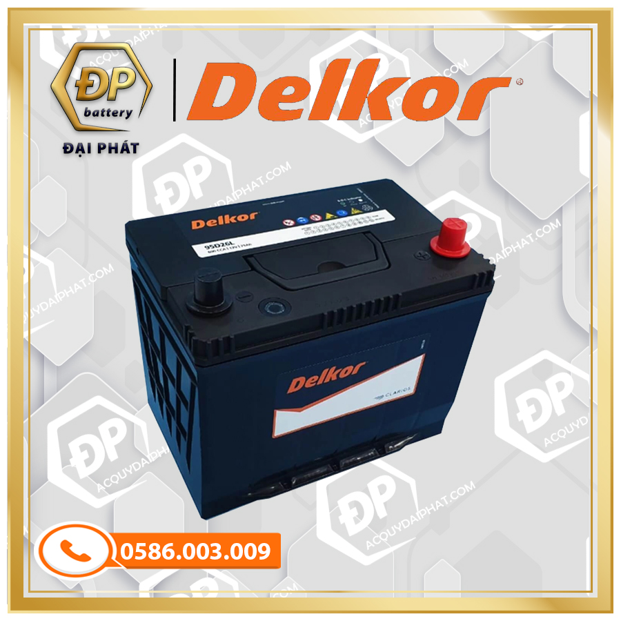 Ắc quy Delkor 95D26L