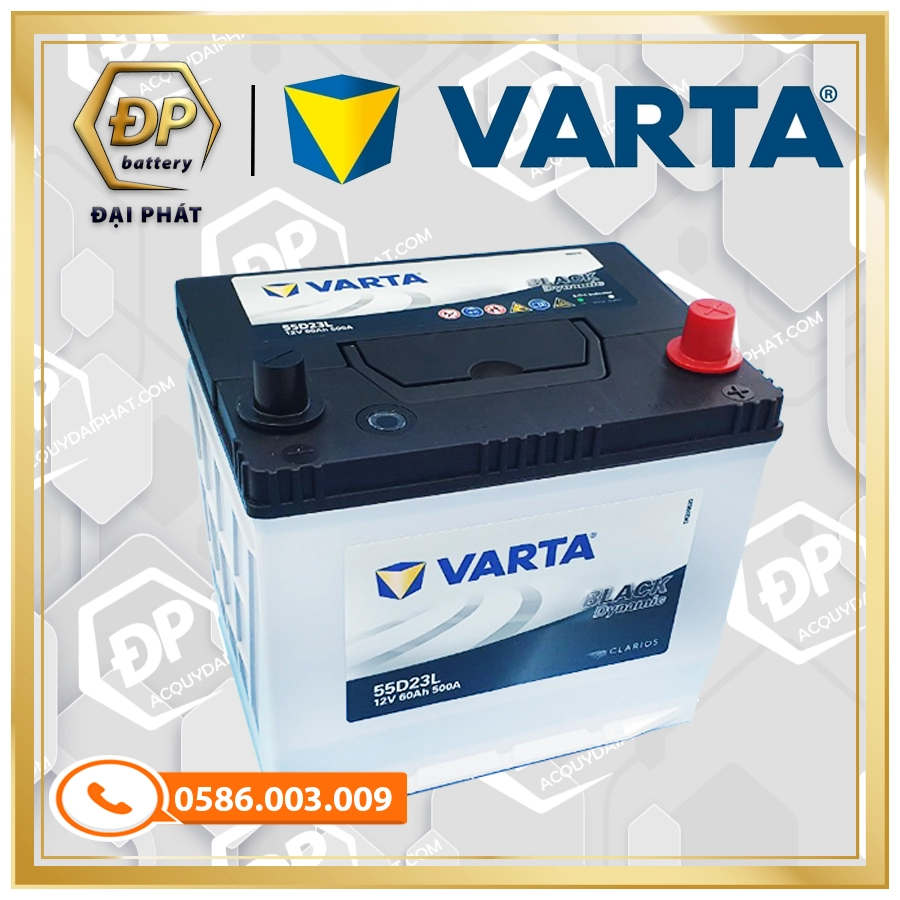 Ắc Quy VARTA 55D23L (12V-60Ah)